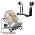 thumbnail image 4 of HomeLife Mason Jar Holder Slanted Stable Adjustable Anti-drop Anti-slip Fixed Stainless Steel Mason Jar Sprouting Jar Holder Household Supplies, 4 of 12