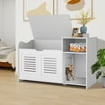 thumbnail image 3 of INNVELLO Litter Box Enclosure With Top Opening Cat Litter Box Furniture Hidden, 3 of 9