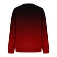 thumbnail image 4 of Rbaofujie Chandails d'Automne pour Femmes Col Rond Dégradé Haut à Manches Longues Chandail Chandail à Capuche Vin Mode pour Femmes Chandails à Capuchon et Chandails, 4 of 6