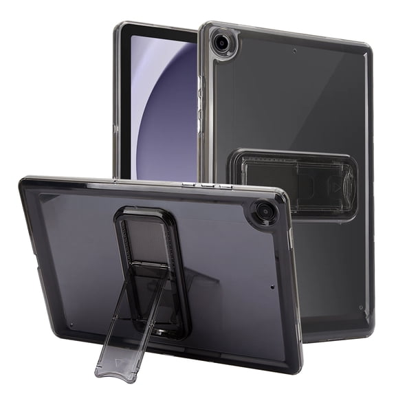 TECH CIRCLE Clear Case for Samsung Galaxy Tab A11 11 inch (SM-X230/X235/X236) 2025,Galaxy Tab A9 11" 2023 (SM-X210/X215/X216/X218) Shockproof TPU PC Kickstand Case Back Cover,Black