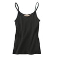 thumbnail image 1 of Sonducket Tops de mujer para fiesta, senderismo, ejercicio, correr, niñas, Chinlon, sin mangas, cuello redondo, ropa de vendaje, ropa deportiva de Color Prendas para la parte del cuerpo Negro Sonducket AP013296-01, 1 of 6