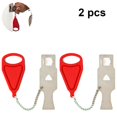 thumbnail image 2 of 2pcs Portable Door Lock Home Security, Upgraded Strong Multi Size Travel Lock For Additional Safety And Privacy, Solid Heavy Duty Lock, 2 of 5