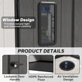 thumbnail image 5 of 8ft×6ft Outdoor Durable Resin Storage Shed, 5 of 12