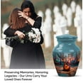 thumbnail image 4 of Guitar Urns For Adult Human Ashes For Adults 3 Inch - Burial Urns For Human Ashes Female Keepsake Remains - Blue Cremation Urn For Women & Men - Pink Urn For Husband And Wife, 4 of 7