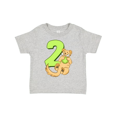 

Inktastic 2-Year-Old Birthday Dog Gift Toddler Boy or Toddler Girl T-Shirt