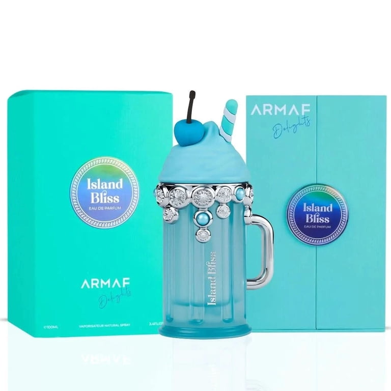 Armaf Men's Island Bliss EDP Spray 3.4 oz, Floral Fruity Gourmand