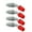 Conical atomizing, variant on 4Pcs Adjustable Sprayer Nozzle Watering Sprayer For 3L/5L/8L Backpack Type Garden Irrigation Accessories