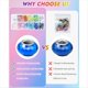 thumbnail image 4 of Cuentas de Agujero Grande para Hacer Joyas: 12 Cuentas Espaciadoras de Vidrio de Colores para Pulseras, Collares y Manualidades., 4 of 6