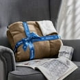 thumbnail image 3 of Sherpa Fleece Throw Blanket Camel - Thick and Warm, Soft Fuzzy Throw Blanket, 50x60 Inches, 3 of 6