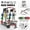 M4-Red Package (With BP 370LBS), variant on Mikolo Smith Machine Home Gym, 2200 lbs Power Rack Cage with Cable Crossover, Weight Bar, 360° Landmine, Barbell Holders and Other Attachments, Total Body Strength Training Cage