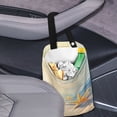 thumbnail image 3 of Yuyamidu Starfish Car Garbage Bags Beach Vehicle Trash Bags Bins for Camping, Travel Accessories Seaside Auto Storage Packages Pouch Reusable Car Gabege Can, 3 of 7
