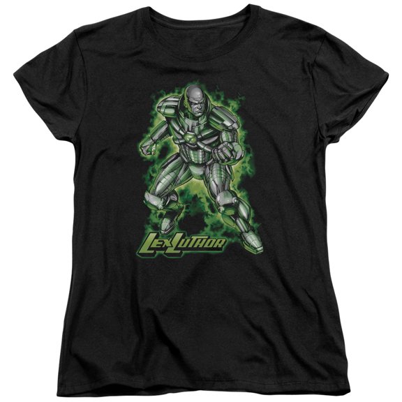 Superman Kryptonite Powered Women's T-Shirt Black