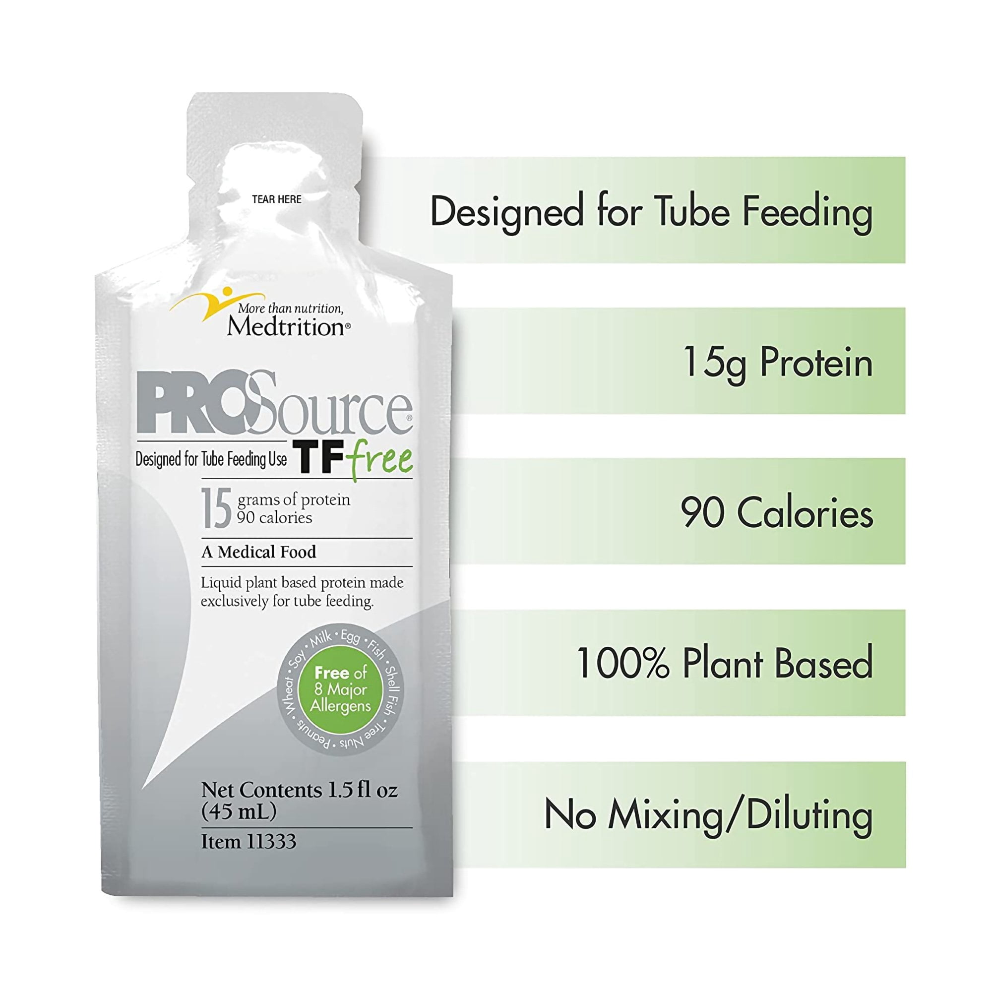 ProSource TF Free Tube Feeding Formula Unflavored 1.5 oz Pouch 100 Ct
