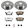 thumbnail image 3 of PowerStop Rear Z26 Street Warrior Carbon-Fiber Ceramic Brake Pad and Drilled and Slotted Rotor Kit Fits: ACURA Select Models K3098-26, 3 of 9