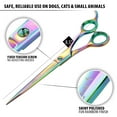 thumbnail image 2 of Sharf Professional 8.5" Rainbow Pet Grooming Scissors: Sharp 440c Japanese Clipping Shears For Dogs, Cats & Small Animals| Rainbow Series Hair Cutting/Clipping Scissors w/Easy Grip Handles, 2 of 7