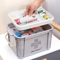 thumbnail image 4 of Ludlz First Aid Emergency Kit Large Capacity Medicine Box Container Storage Organizer, 4 of 7
