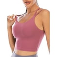 thumbnail image 2 of Sling tube top Chest Pad Vest Without Steel Ring Sling Vest Cross Back Medium Support Wirefree Bra, 2 of 6