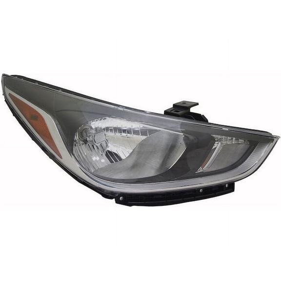 Right Passenger Side Headlight Assembly - Compatible with 2018 - 2022 Hyundai Accent 2019 2020 2021