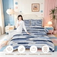 thumbnail image 3 of Erosebridal Geometric Stripes Pattern Full Size Comforter Sets,Modern Striped Bedding Comforter Set,Light Gray Reversible,3pcs,1 Comforter and 2 Pillowcases, 3 of 7