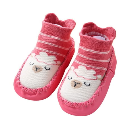 

Baby Socks Shoes Infant Toddler Boys Girls Low Top Soft Sole Casual Pre Walker Shoes 15cm Red