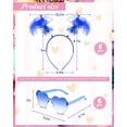 thumbnail image 2 of Accesorio de Disfraz Diadema Taiyin con Pompones y Gafas de Corazón, 2 of 7