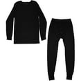 thumbnail image 3 of Ventana Men's Thermal Sets Waffle Knit Long Johns 2 Piece Underwear Top & Pants Pajama, 3 of 9