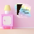 thumbnail image 1 of Watercolor Decal Adventure Is Out There Living Room Wall Decal for Family Sport Colorful Sparkling Background Art Cute Themed Room Décor - Size: 40 In x 36 In, 1 of 4