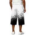 thumbnail image 6 of JoveMarine Men's Bermuda Cargo Shorts Halloween - Loose Work Shorts with Print & Pockets, Knee-Length Casual for Summer Fun,Blue XL, 6 of 6