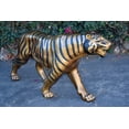 thumbnail image 5 of Nifao Tiger Bronze Statue with Black and Black and Gold Finish – Garden Outdoor Decor Sculpture, 80"L x 15"W x 34"H, 5 of 9