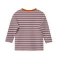 thumbnail image 5 of Ndbuld Girls Long Sleeve Shirts Soft Cotton Crewneck Girls' Basic Long-Sleeve T-Shirts Toddlers' Tagless Tees Orange 150cm/59in 9Y, 5 of 5