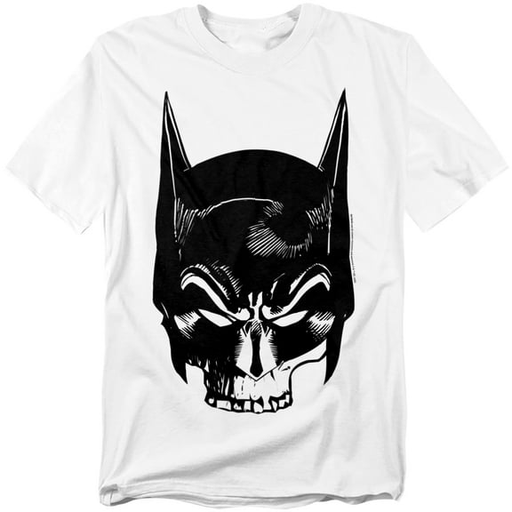 The Batman (2022) T-Shirt Skull On White Unisex Graphic Tee for Men & Women