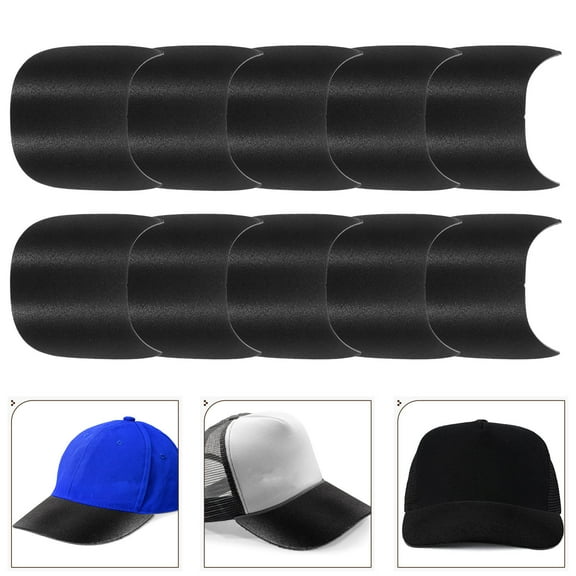 TOYMYTOY Baseball Hat Part Visor Plastic Protective Effect Women Outdoor Activities 10pcs