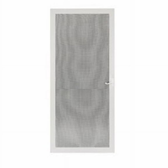 36 in. 36048 Metal Tech Full View Wear Tuff Screen Door, White