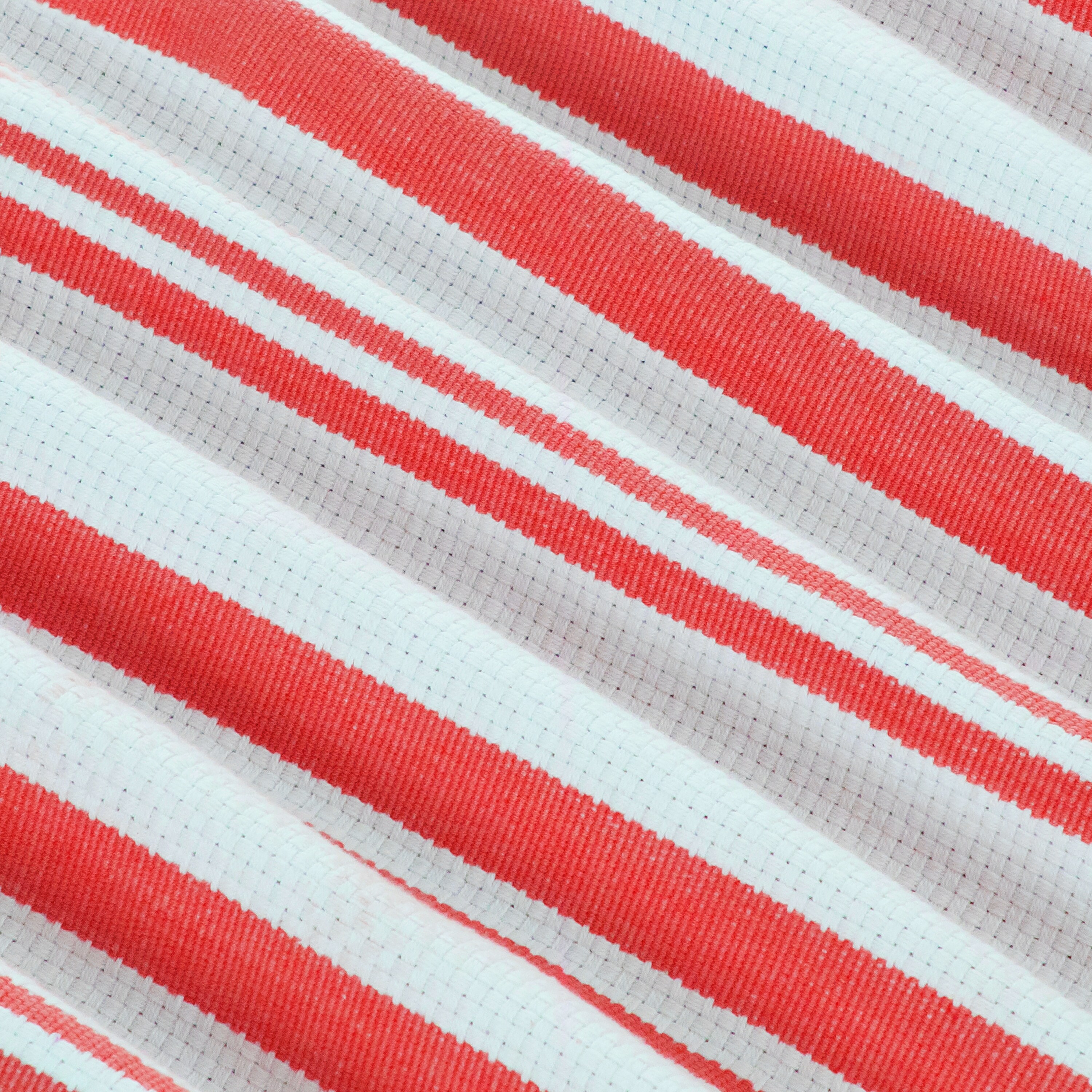 Fabstyles Broadway Stripe 4 Piece Kitchen Towel Set 100% Cotton, 28" X 18"