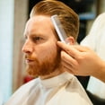 thumbnail image 4 of 2 Pieces Metal Tail Combs Silver Rat Tail Hair Combs Fine Cutting Comb Teasing Pintail Barber Comb Stainless Steel Hair Styling Cutting Comb (Rat Tail and Fine Cutting Comb), 4 of 4