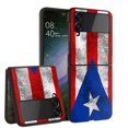 thumbnail image 1 of ANJ+ Hard Protective Printed Case Cover Compatible with Samsung Galaxy Z Flip 4 - Vintage Puerto Rico Flag, 1 of 4