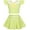 Green, variant on GalaGarb Girls Princess Two Piece Swimsuit Kids Bathing Suits Ruffles Fancy Swimwear Surf Beach Summer Swimming Tankini Set