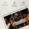 thumbnail image 6 of Elephant Stock The Last Supper 1562 Wall Art - Horizontal Multi Panel Canvas - Dining Room Wall Decor - Religion And Spirituality Multi Panel - Brown And Black Decor By Vincente Macip - 50" x 32", 6 of 8