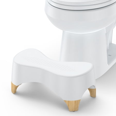 Gaderth Toilet Poop Stool, Squatting Potty For Adults Pooping | 7 Inch Toilet Stool Squat Adult, Non-Slip Poop Stool Portable Foot Pooping Steps For Bathroom