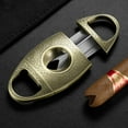 thumbnail image 4 of Cigar Cutter Sharp Stainless steel blade Travel Portable Cigar Cutter V-shaped Cigar Scissors Gift Box Set (01), 4 of 7
