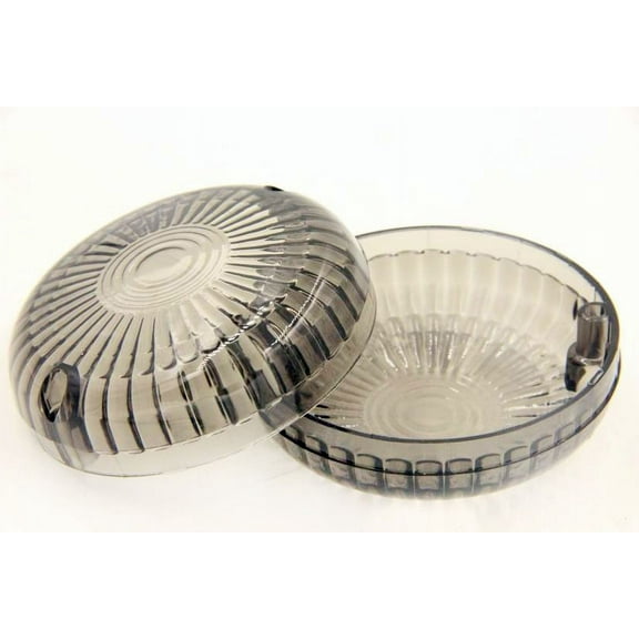 HTT-MOTOR Motorcycle Smoke Turn Signal Lens For Yamaha Cruisers Front and Rear (i.e Royal Star / Midnight / Tour Deluxe / Venture / S/ V-Max)