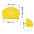 thumbnail image 2 of Uxcell Silicone Keys ID Sleeve Identifier Key Cap Cover Tags, Yellow 10 Pack, 2 of 6