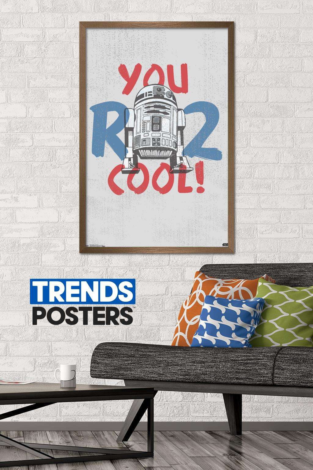 Star Wars: Saga - You R2 Cool Wall Poster, 22.375" x 34", Framed