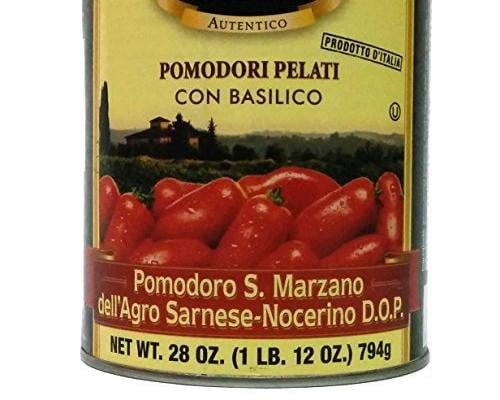 12 Pack : Vigo Whole Peeled Tomatoes W basil 28 Oz by