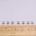 thumbnail image 4 of K-KED 20pcs Real 925 Sterling Silver Loose Spacer Bead Flower Circle Accessory 5mm, 4 of 4