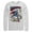 White, variant on Men's Superman Hero Break Barriers  Long Sleeve Shirt Athletic Heather Large