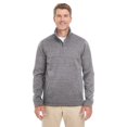 thumbnail image 1 of Devon & Jones Men's Newbury MÃ©lange Fleece Quarter-Zip, 1 of 3
