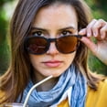 thumbnail image 4 of Lentes de sol polarizados UV400 marrones goodr Nine Dollar, 4 of 9