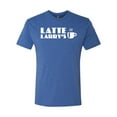thumbnail image 2 of Latte Larry's California Coffee Shop Logo Pop Culture Mens Tri Blend T-Shirt, Vintage Royal, Small, 2 of 4