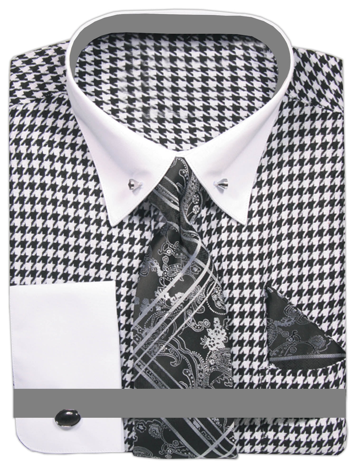 houndstooth dress shirt